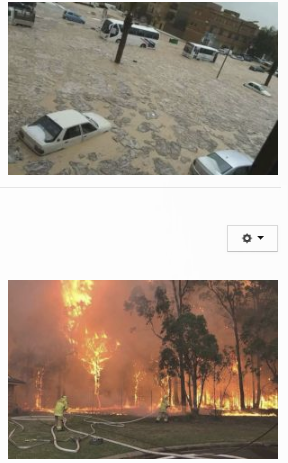 Fortes pluis orages grele et tornade algerie 14 4 2018 incendie foret ravage 2300 ha sydney 14 4 2018