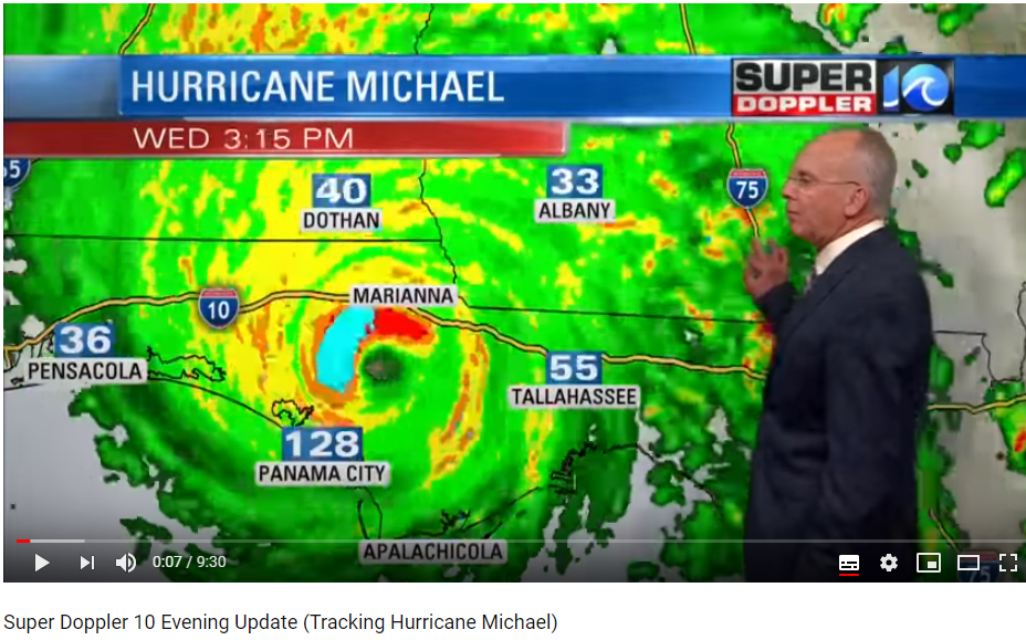 Marianna hurricane michael in georgia jacksonville 10 10 2018