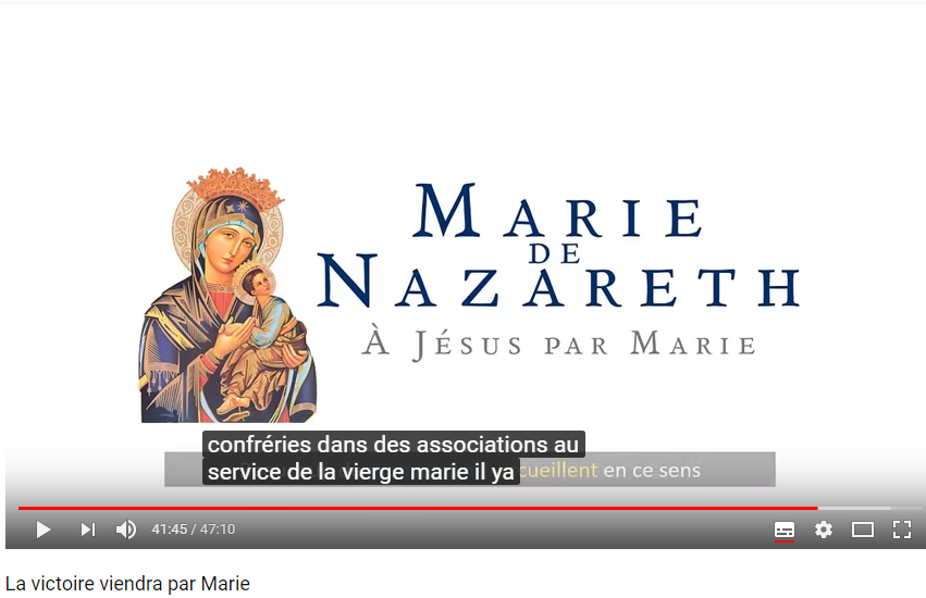 Marie de nazareth centre marial mondial