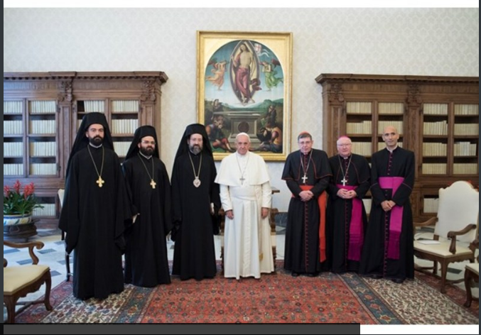 Patriarche et pape 27 6 2017 rencontre